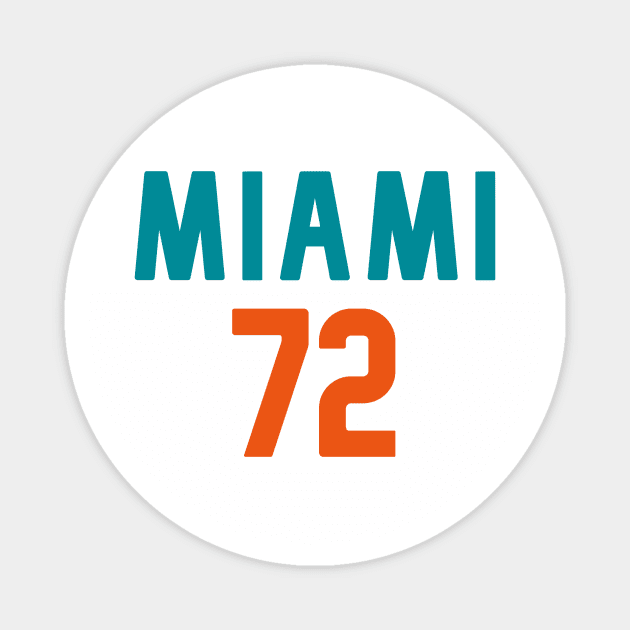 Miami Dolphins Magnet by Pretty Good Shirts